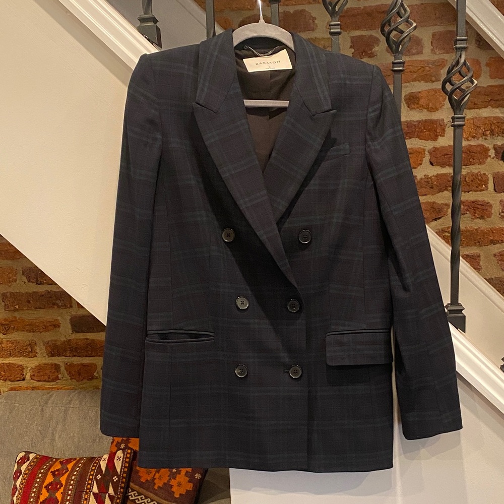 Babaton Samuel Plaid Blazer